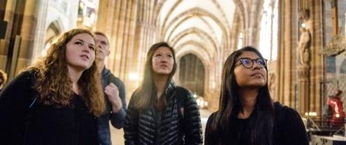 Centre students in Strasbourg, France